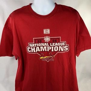 St. Louis Cardinals 2006 National League￼ Champions T-Shirt 2XL World Series Tee